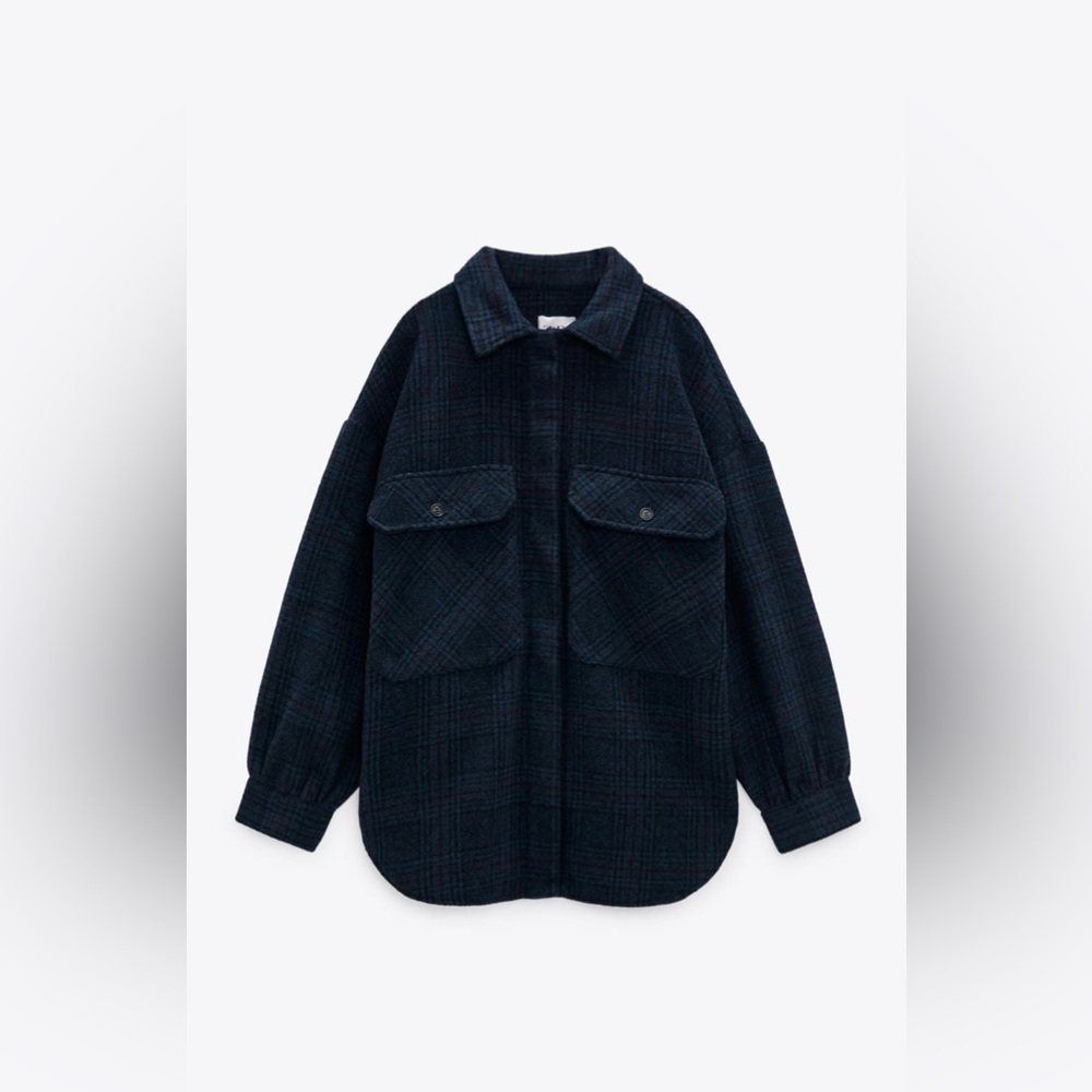 Zara Plaid Overshirt